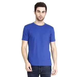 Men's Round Neck T-shirts Royal Colour